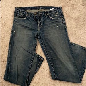 Men’s Silver Jeans - EDDIE